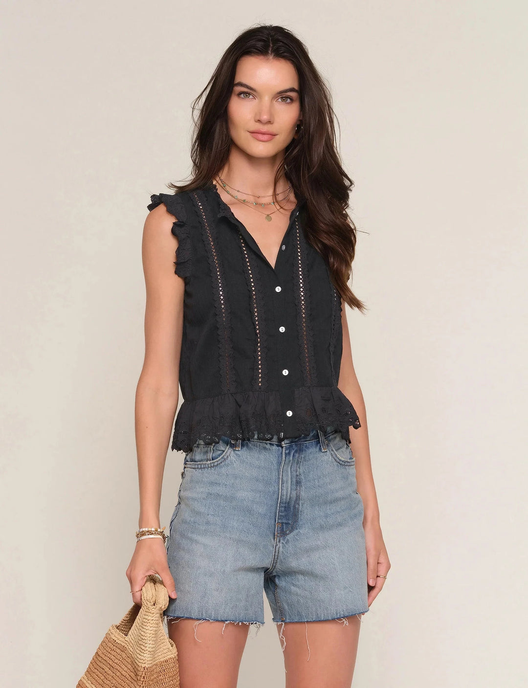 DIA TOP TOP HEARTLOOM XS BLACK 