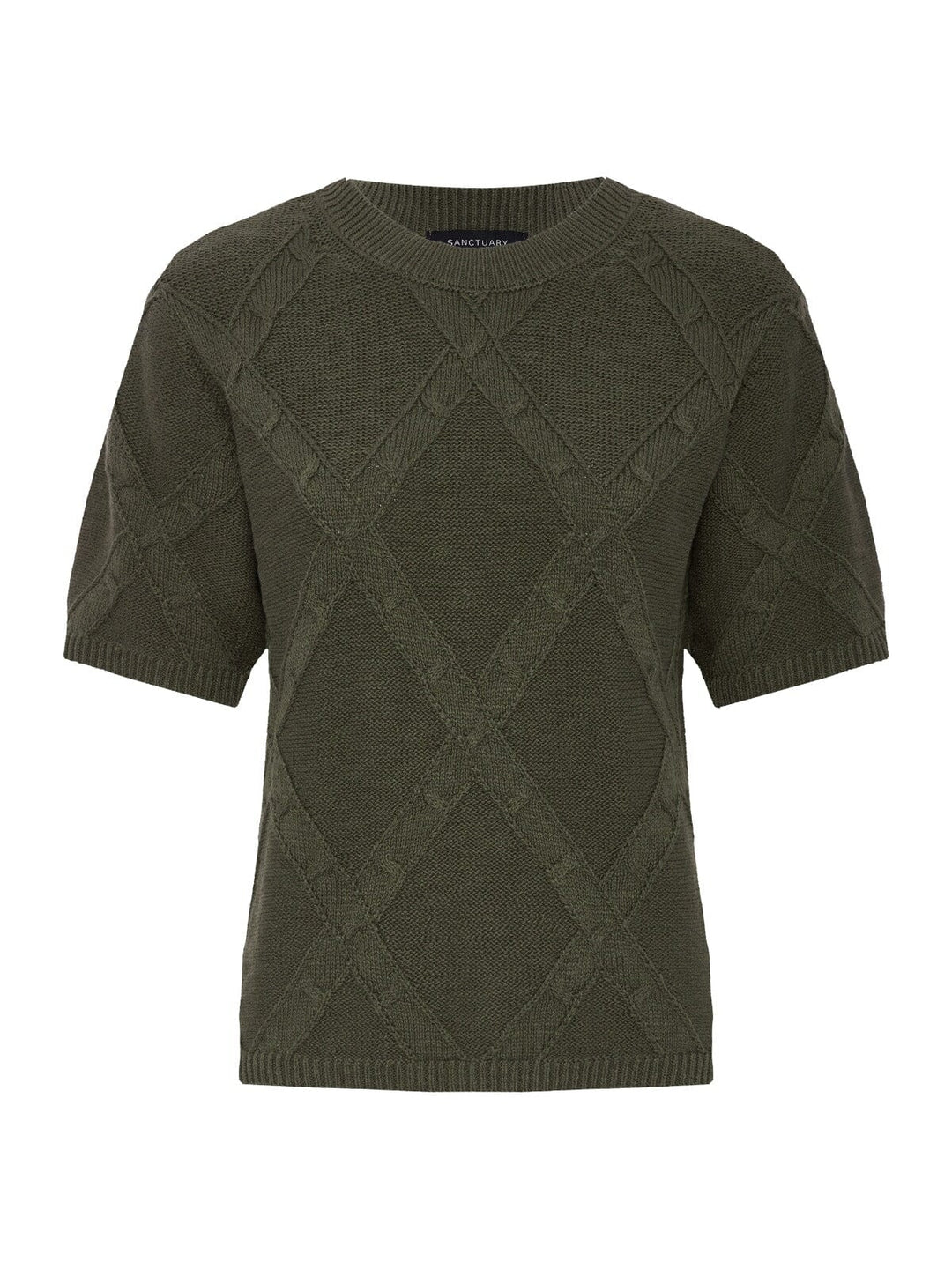DIAMOND SWEATER TEE TOP SANCTUARY 