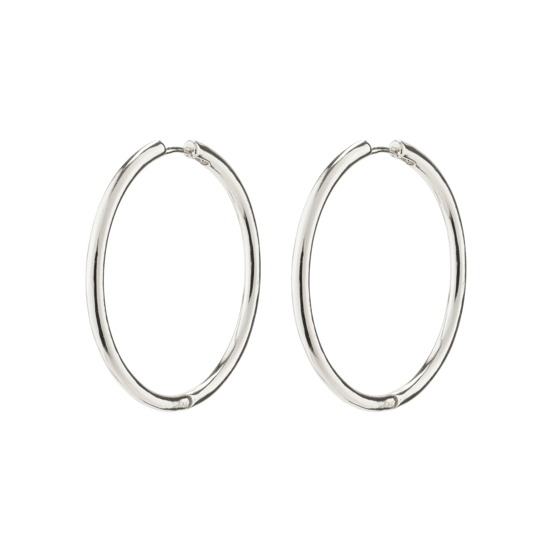 EANNA MAXI HOOPS Jewelry PILGRIM SILVER 