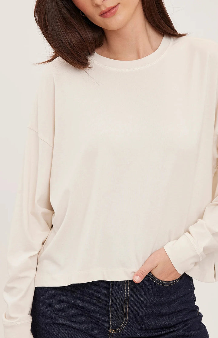 EASTON LONG SLEEVE TOP TOP GENTLE FAWN 