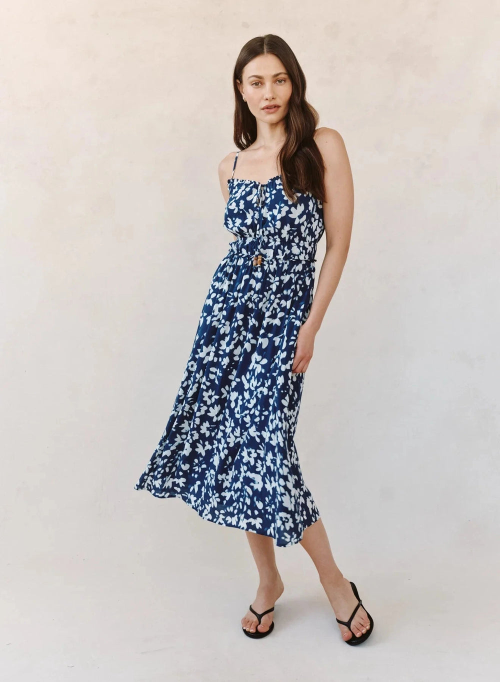 ELASTIC WAIST MIDI DRESS Dress BELLA DAHL 