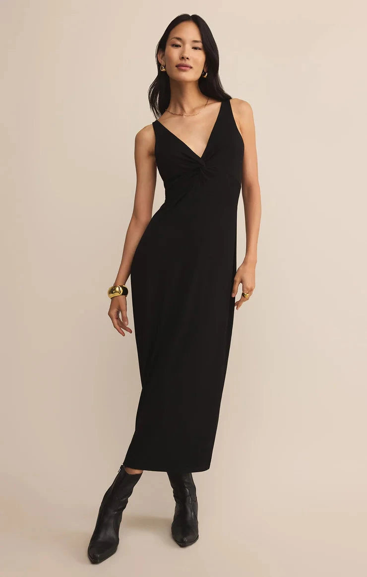 ELEVE TWIST MIDI DRESS Dress Z SUPPLY 