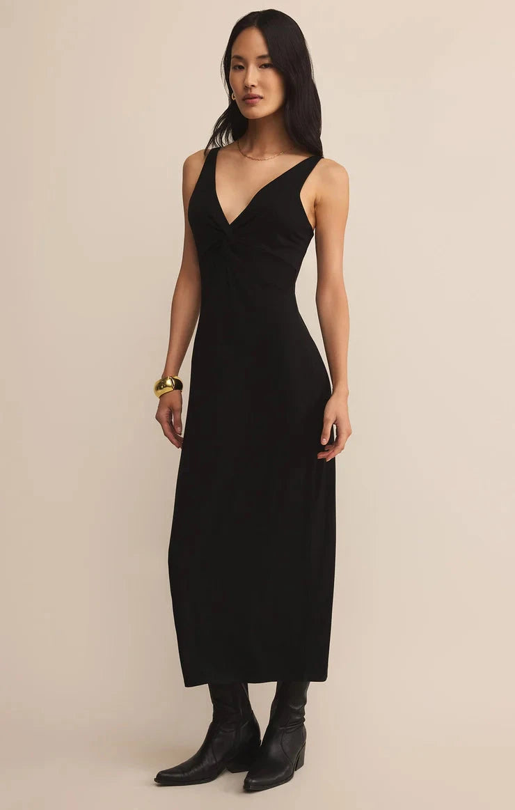 ELEVE TWIST MIDI DRESS Dress Z SUPPLY 