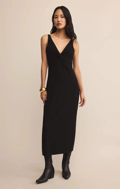 ELEVE TWIST MIDI DRESS Dress Z SUPPLY 