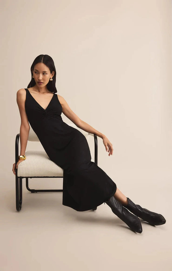 ELEVE TWIST MIDI DRESS Dress Z SUPPLY 