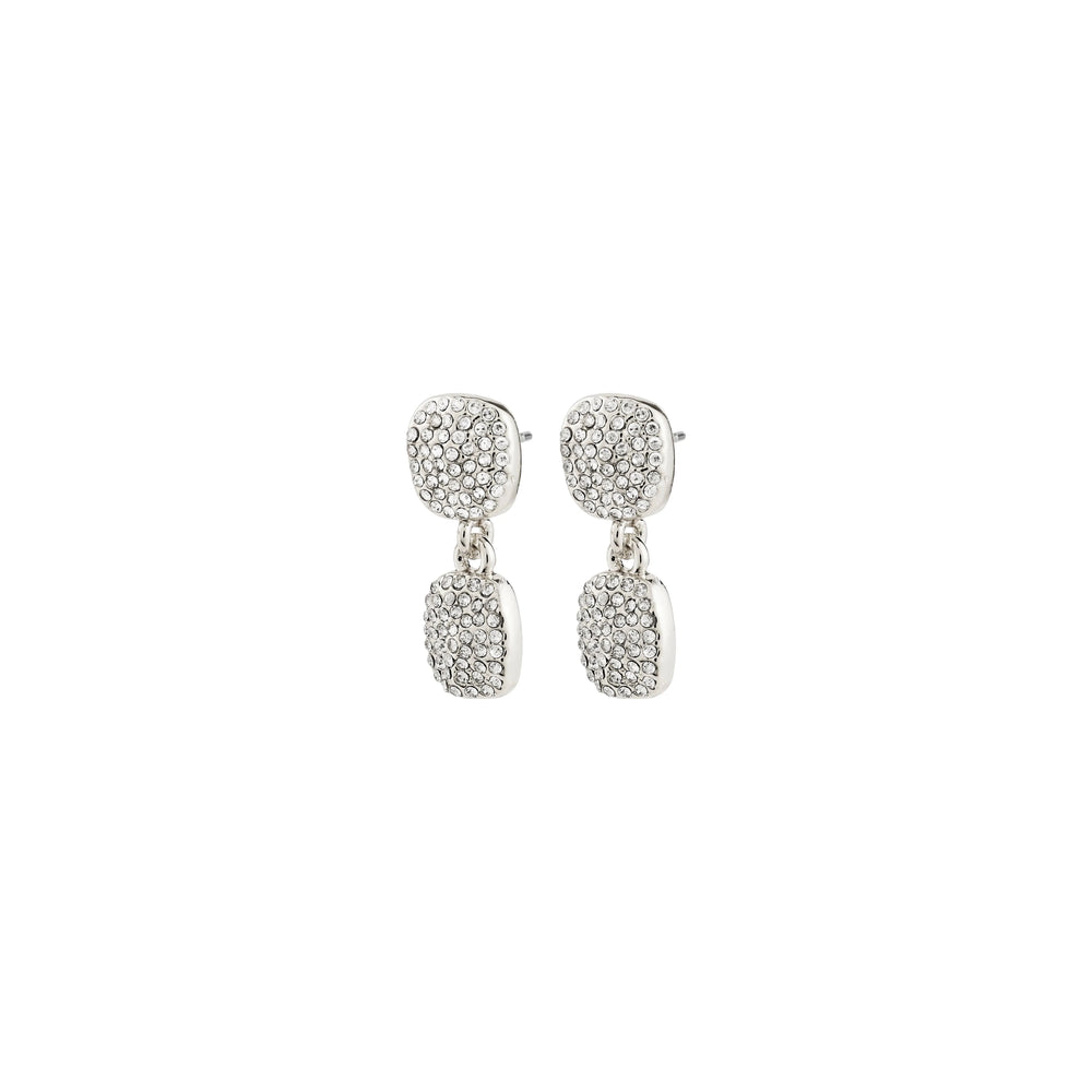 EMBER DANGLE EARRINGS Jewelry PILGRIM SILVER PLATED 