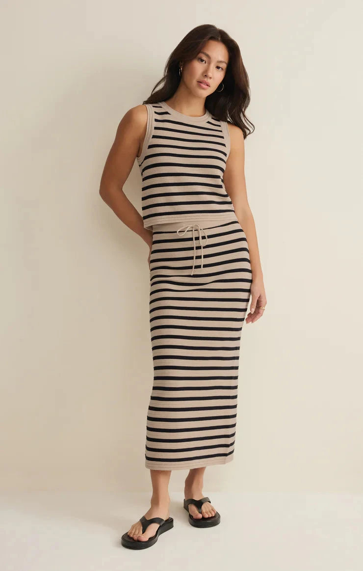 EMORI STRIPED SKIRT SKIRT Z SUPPLY 