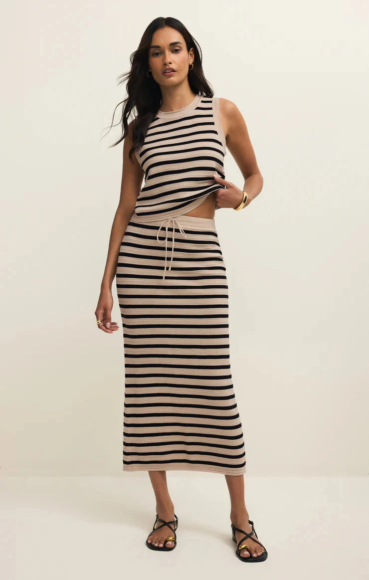 EMORI STRIPED SKIRT SKIRT Z SUPPLY 