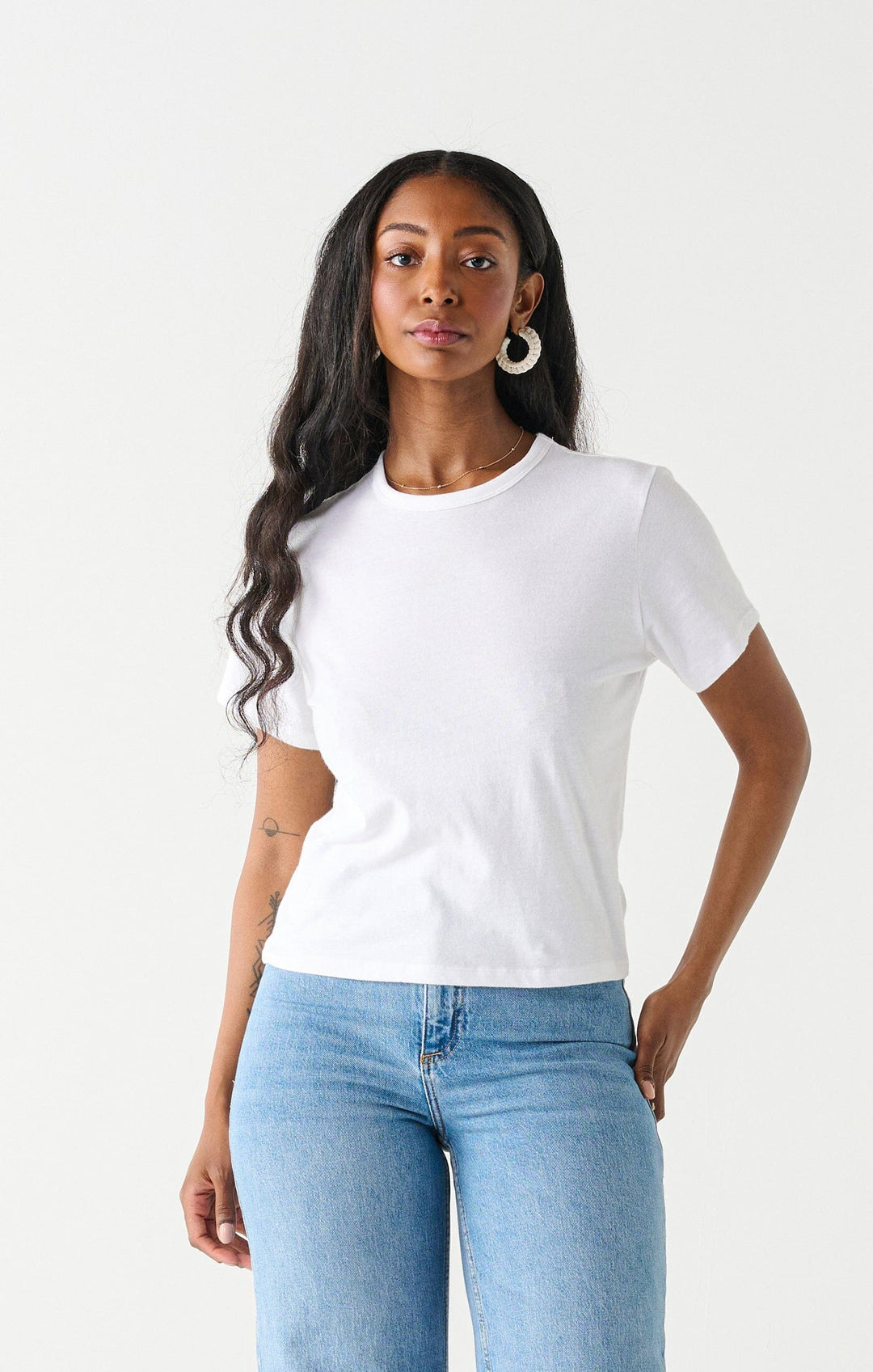 ESSENTIAL TEE T-Shirt DEX XS WHITE 