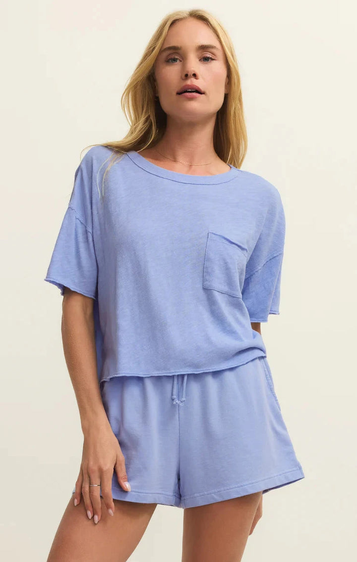 EVERYDAY POCKET TEE T-Shirt Z SUPPLY XS BARCELONA BLUE 