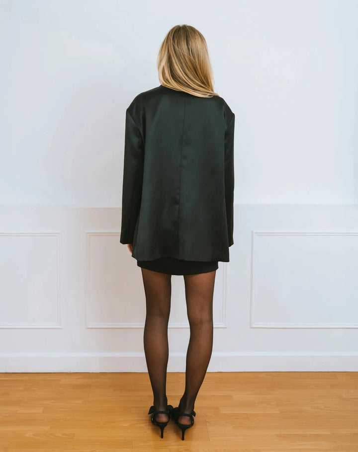 EVIE BLAZER BLAZER BRUNETTE THE LABEL 