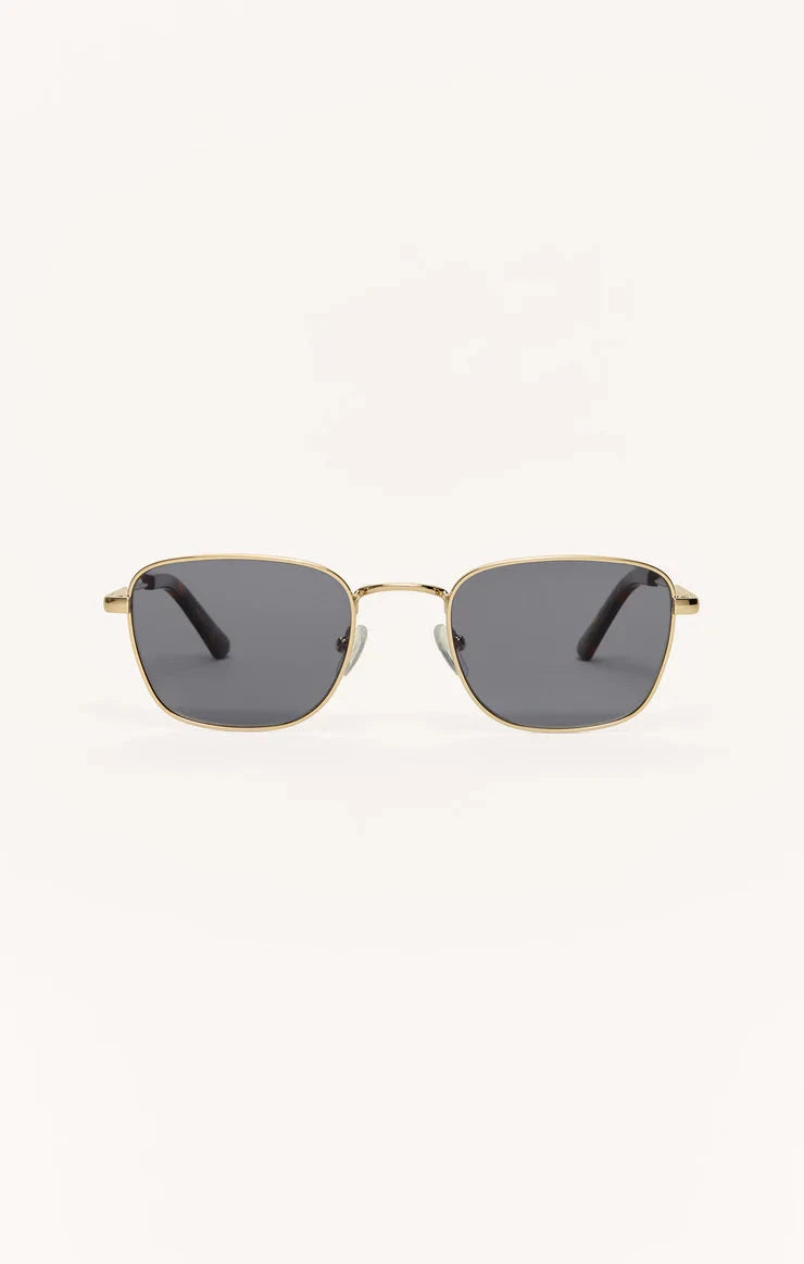FASTLANE SUNGLASSES ACCESSORIES Z SUPPLY GOLD GREY 