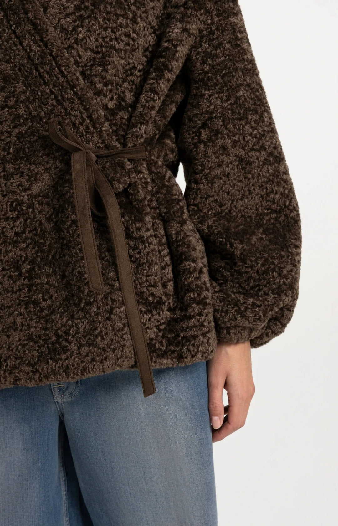 FAUX FUR WRAP JACKET JACKET YAYA 