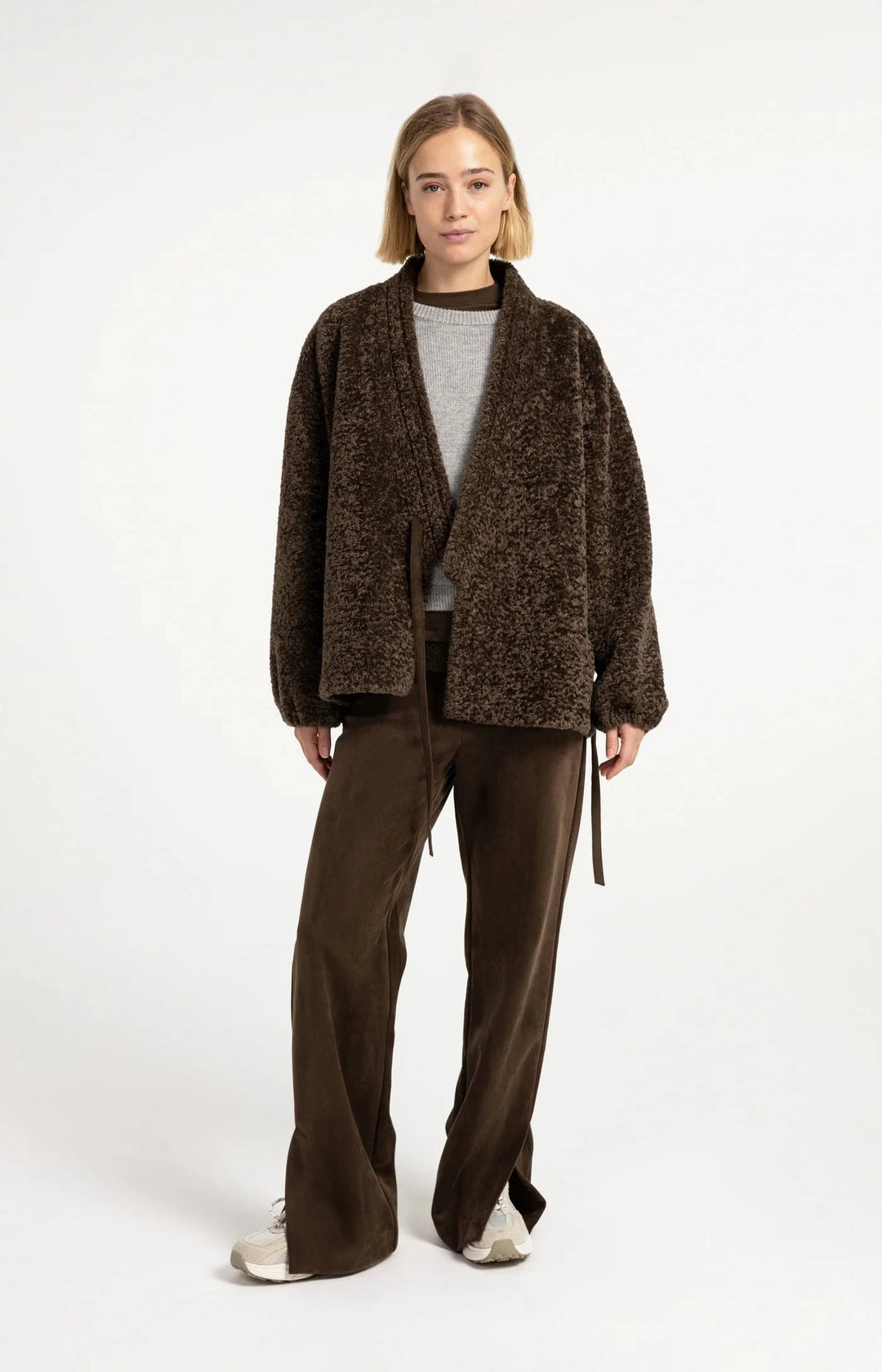 FAUX FUR WRAP JACKET JACKET YAYA 