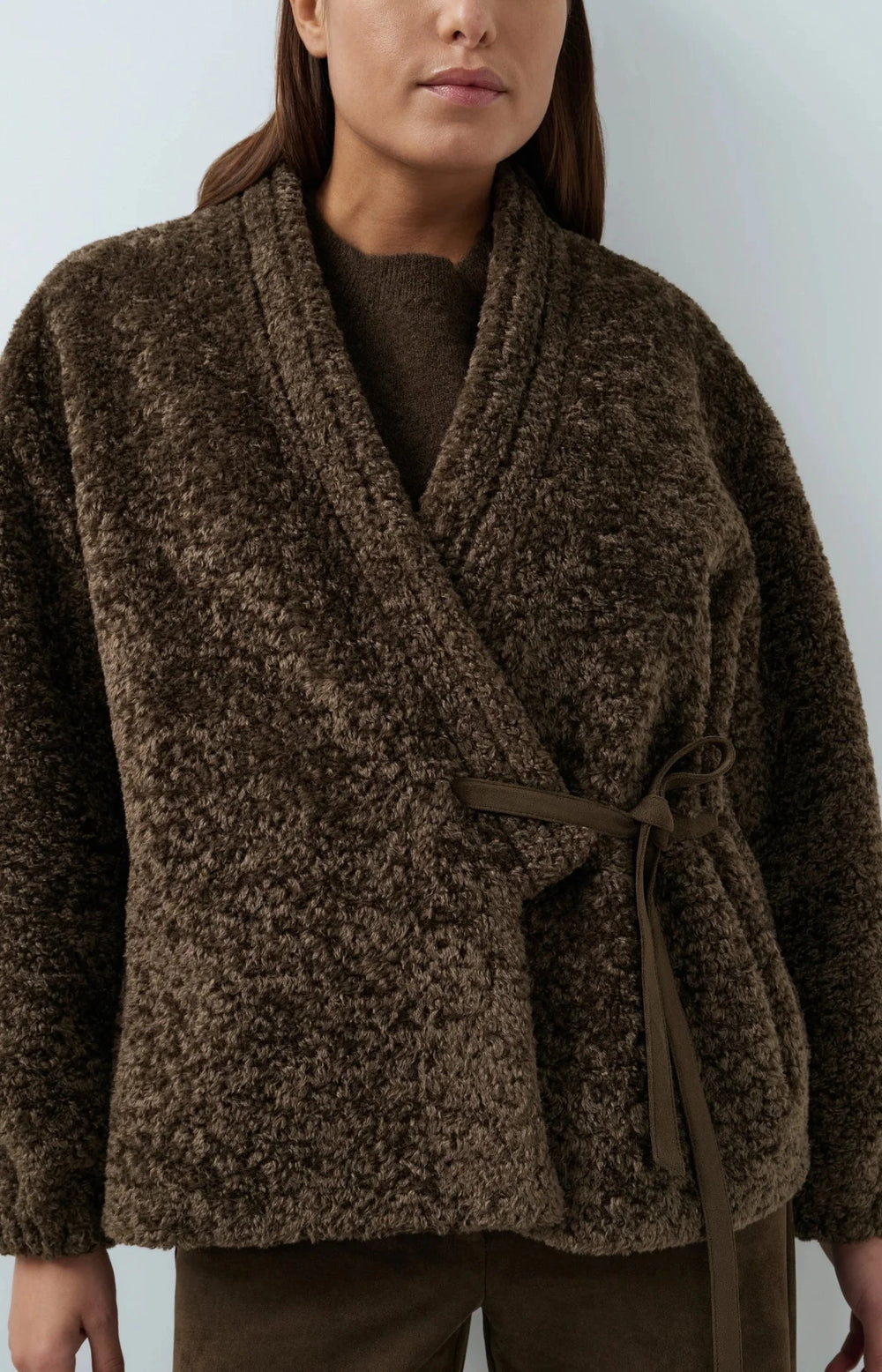 FAUX FUR WRAP JACKET JACKET YAYA 