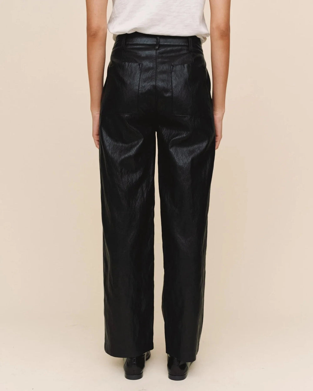 FAUX LEATHER PANT Pants BELLA DAHL 