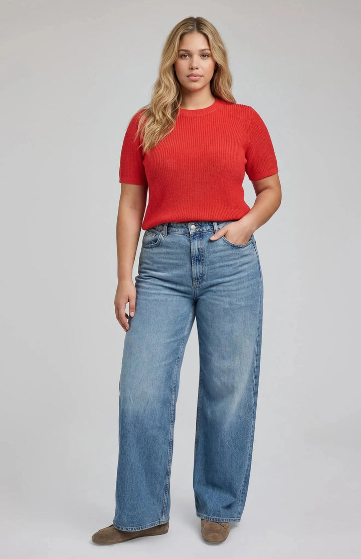 FAYE KNIT TOP TOP GENTLE FAWN 