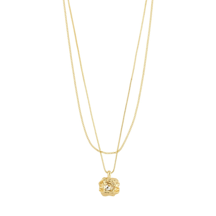 FEEL 2-IN-1 NECKLACE Jewelry PILGRIM GOLD PLATED 