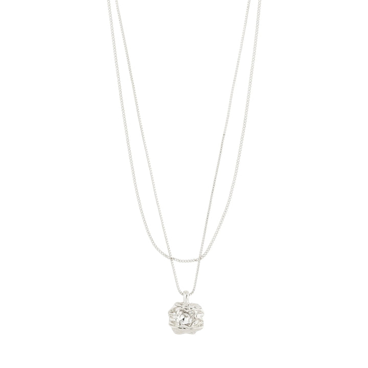 FEEL 2-IN-1 NECKLACE Jewelry PILGRIM SILVER PLATED 