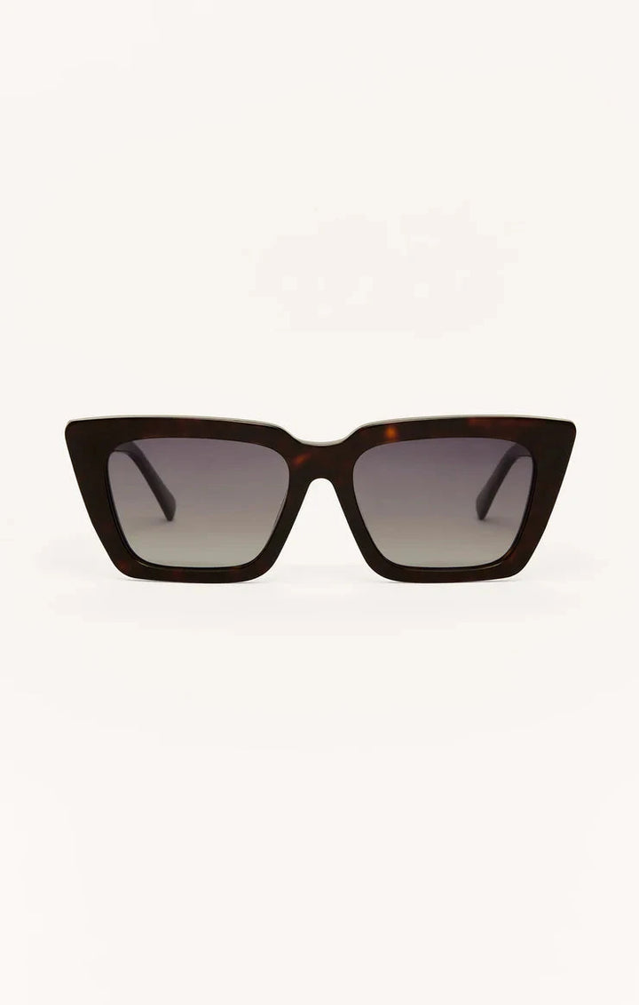 FEEL GOOD SUNGLASSES ACCESSORIES Z SUPPLY DARK TORT 