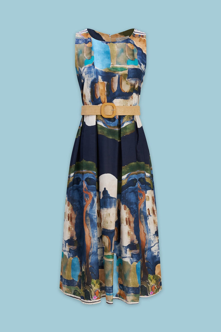 FERRAGAMO DRESS Dress ASTRID XS NAVY 