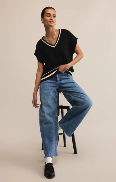 FLETCHER SWEATER VEST TOP Z SUPPLY 