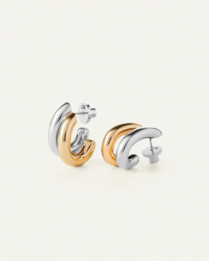FLORENCE EARRINGS Jewelry JENNY BIRD TWO-TONE 