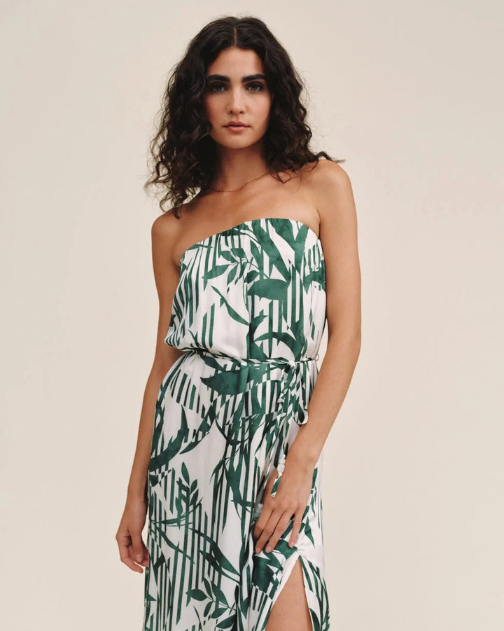 FLOWY STRAPLESS MIDI DRESS Dress BELLA DAHL 