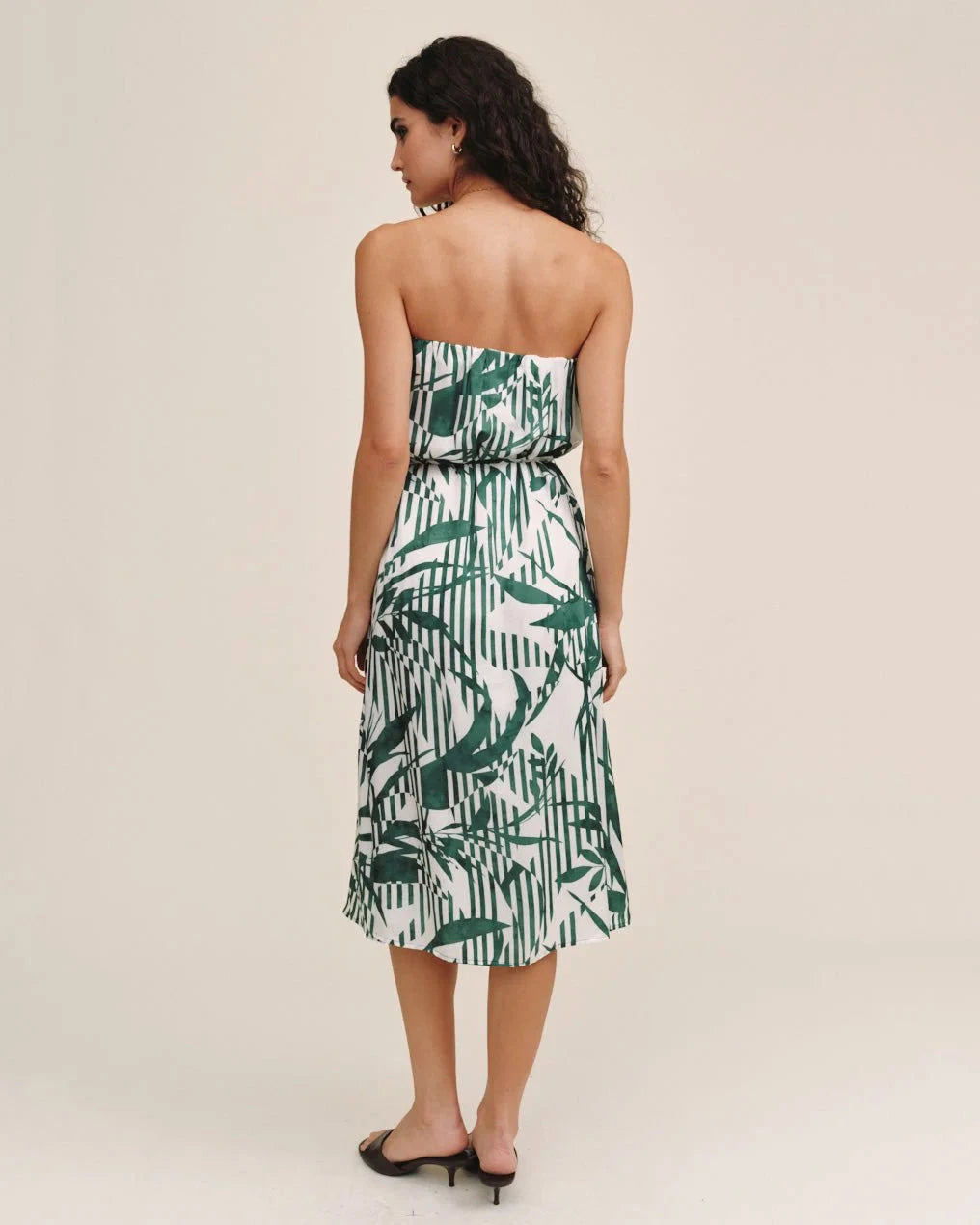 FLOWY STRAPLESS MIDI DRESS Dress BELLA DAHL 