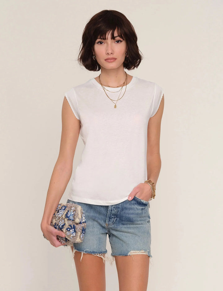 FRANCESCA TOP TOP HEARTLOOM XS EGGSHELL 