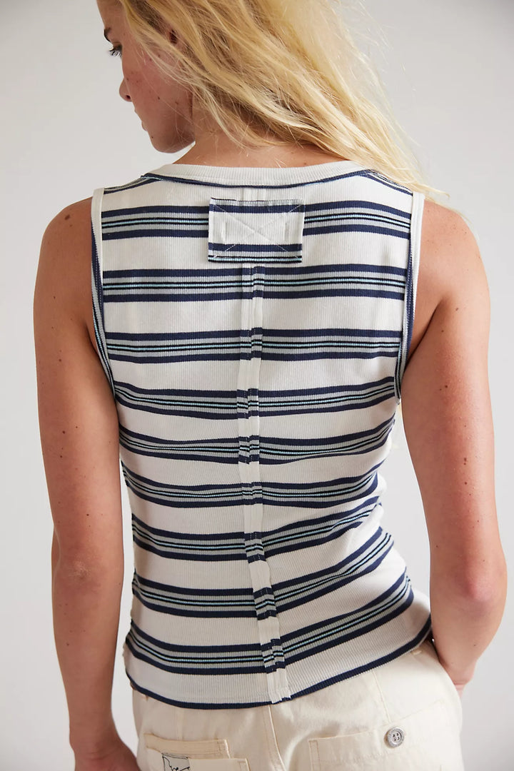 JAMIE HENLEY STRIPED TANK
