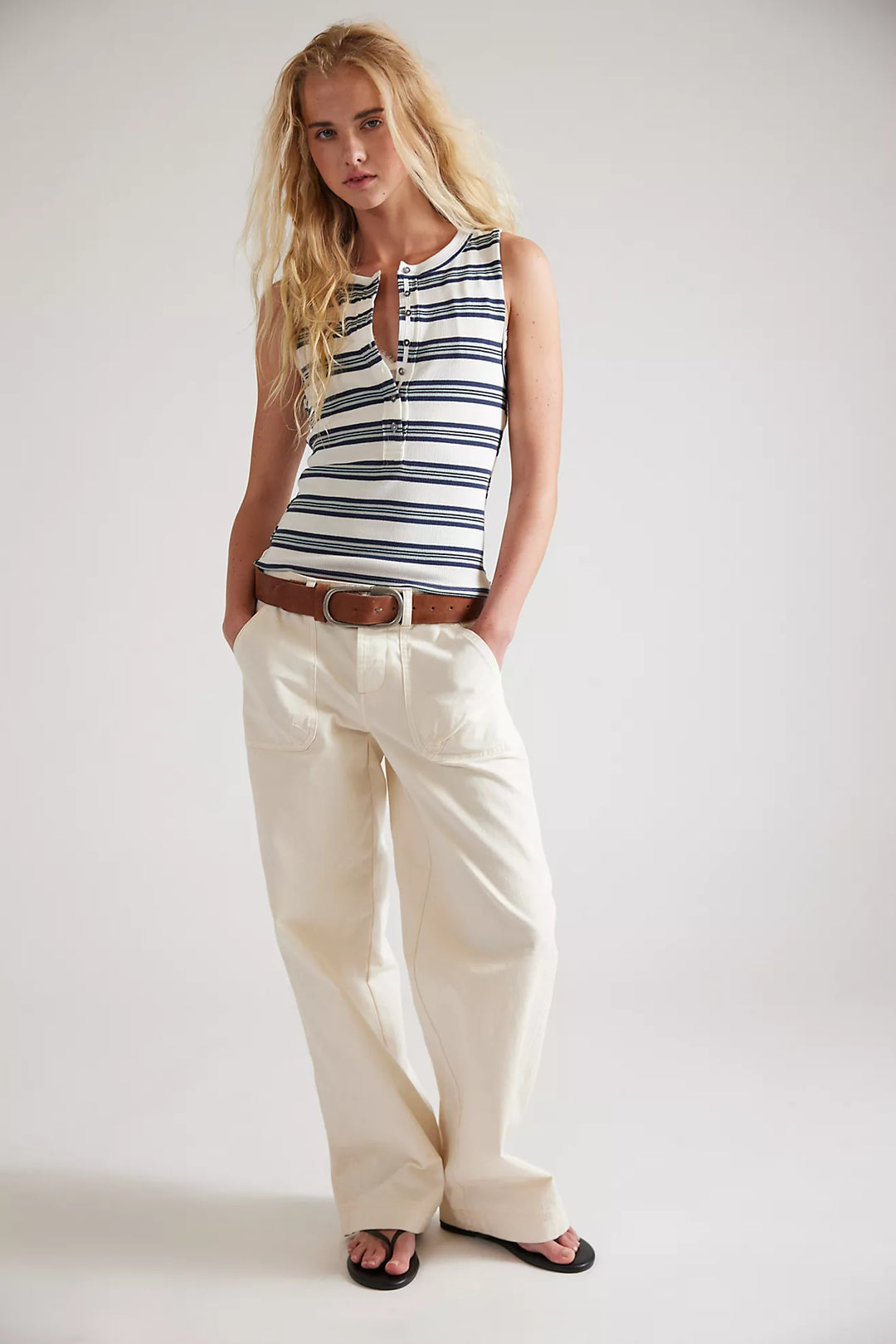 JAMIE HENLEY STRIPED TANK