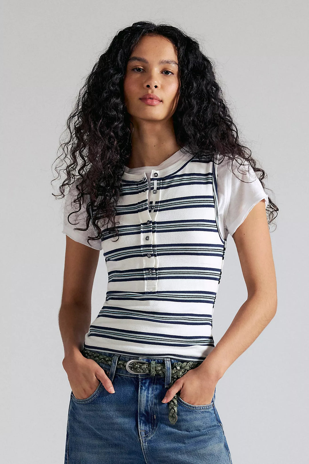 JAMIE HENLEY STRIPED TANK