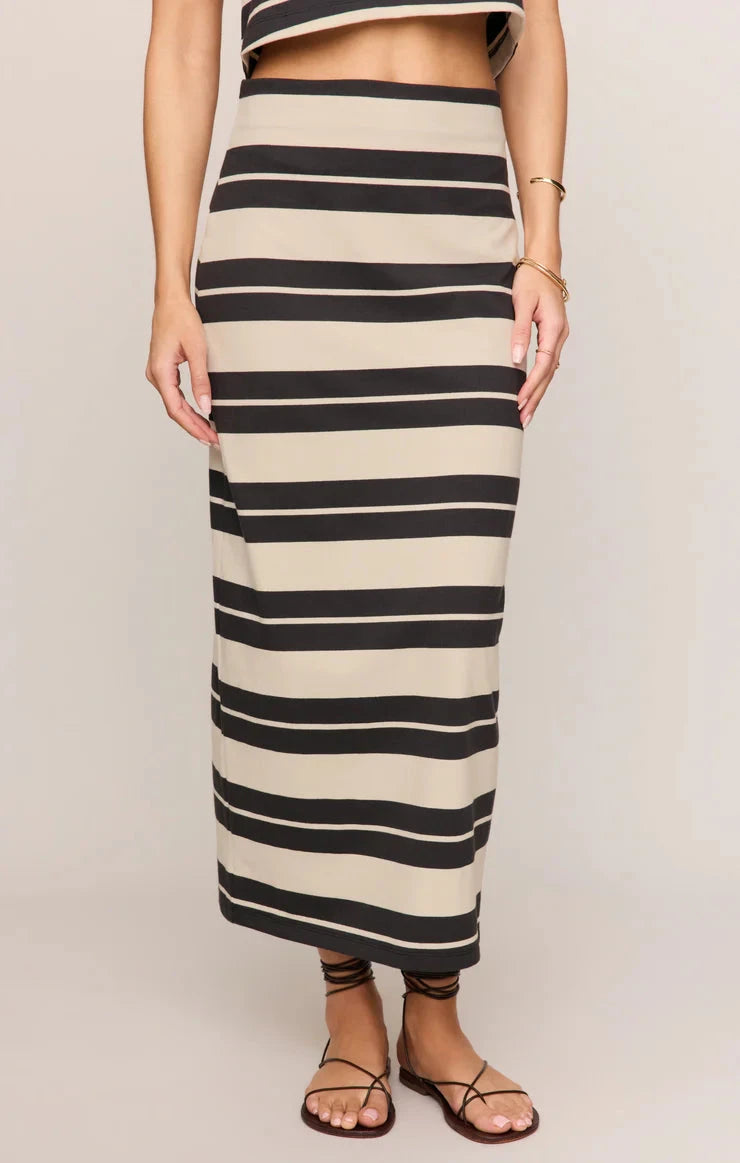 GAIL STRIPED MIDI SKIRT SKIRT Z SUPPLY 