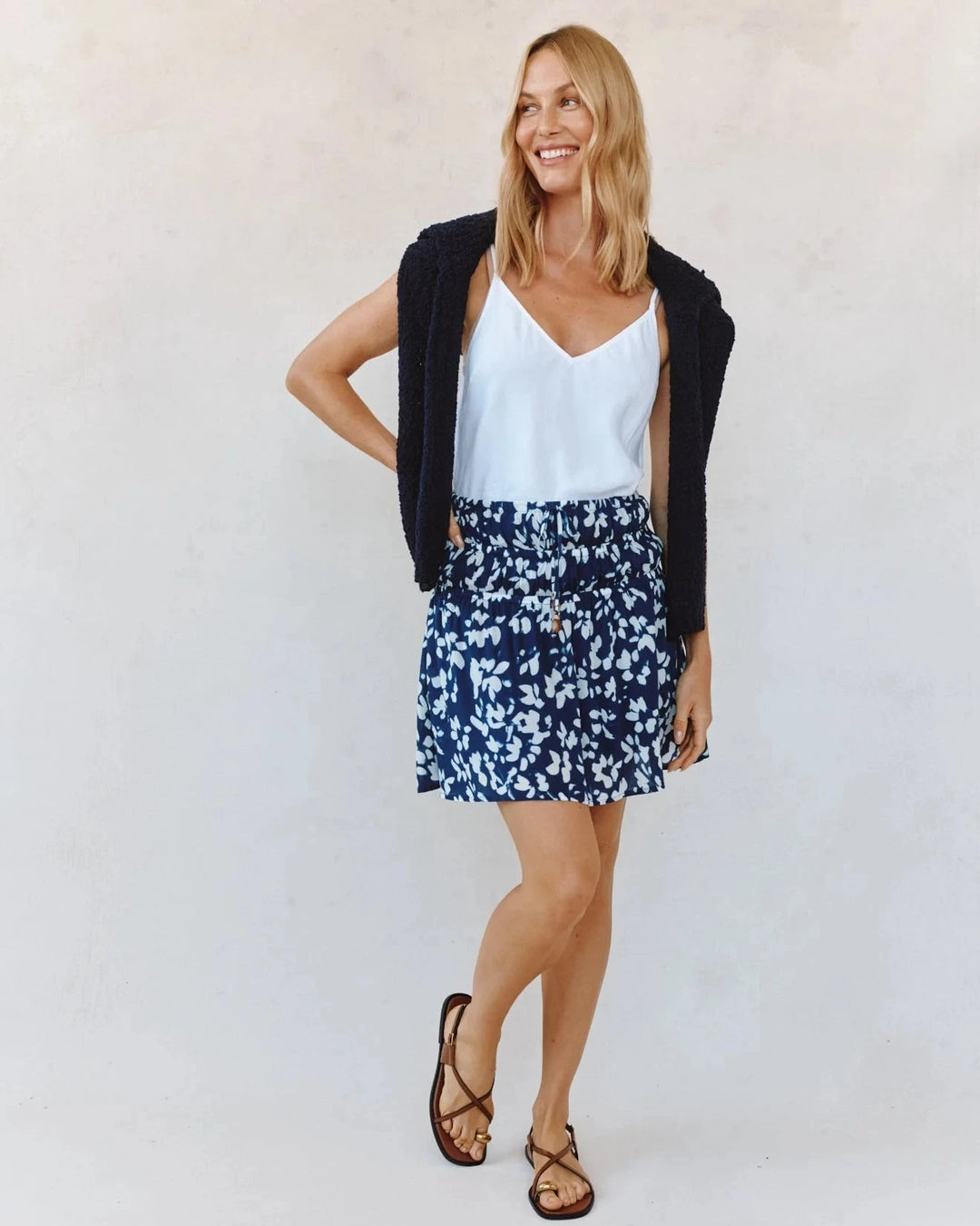 GATHERED MINI SKIRT SKIRT BELLA DAHL 