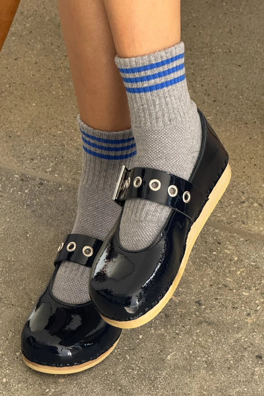 GIRLFRIEND SOCKS - GREY Socks LE BON SHOPPE 