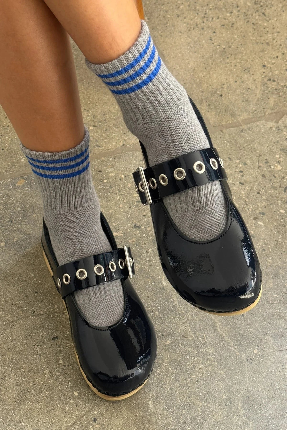 GIRLFRIEND SOCKS - GREY Socks LE BON SHOPPE 