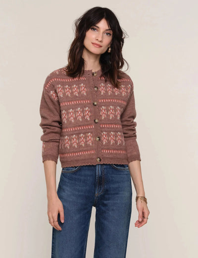 GLENNA CARDI Cardigan HEARTLOOM XS TAUPE 