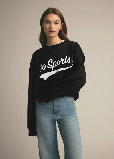GO SPORTS SWEATSHIRT SWEATER FAVORITE DAUGHTER 