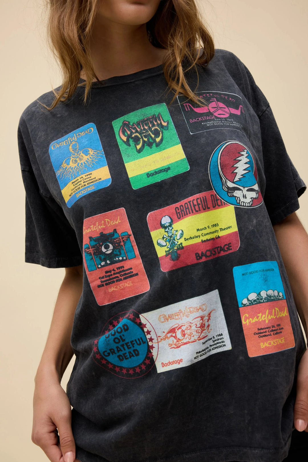 GRATEFUL DEAD BACKSTAGE MERCH TEE T-Shirt DAYDREAMER 