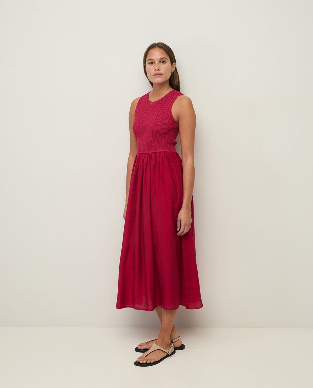 GRETA DRESS Dress YERSE XS RASPBERRY 