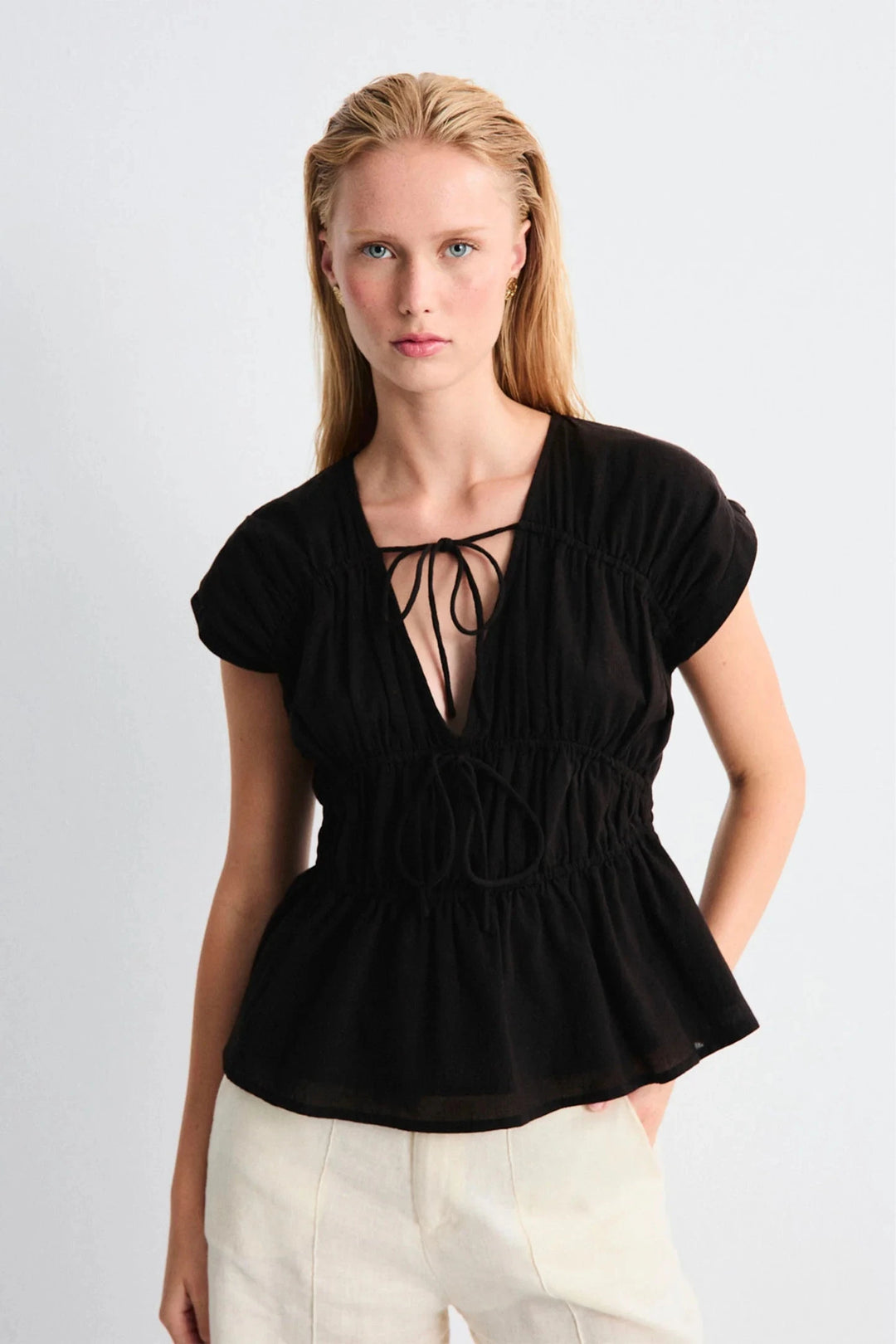 GRETA TOP TOP MUS &amp; BOMBON XS BLACK 