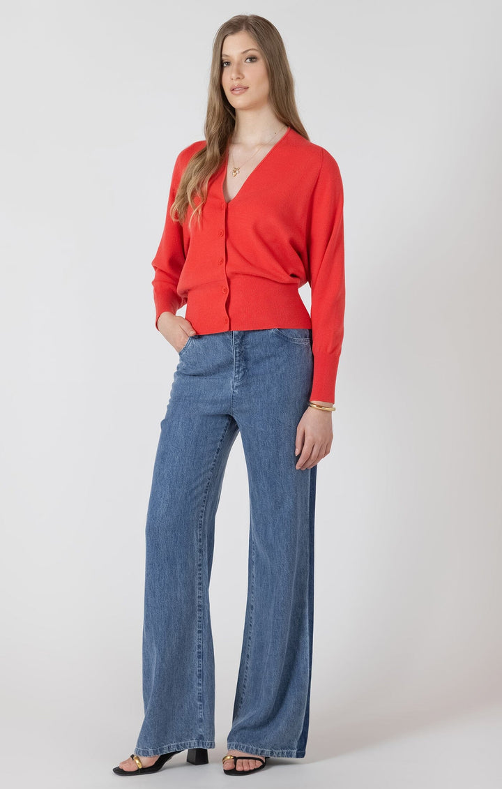 HAISLEY TOP Cardigan BLACK TAPE 