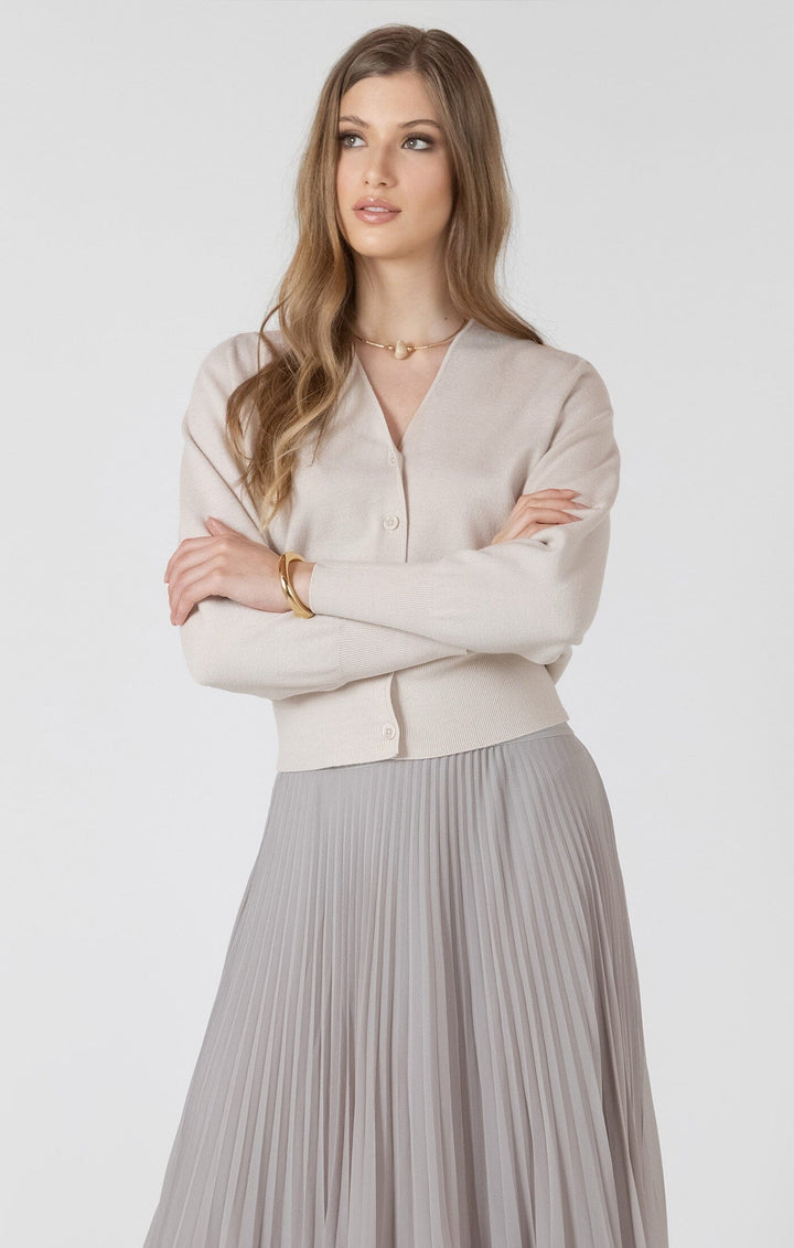 HAISLEY TOP Cardigan BLACK TAPE 