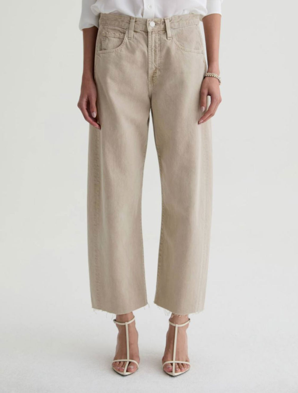 HATTIE CROP - SULFUR LIGHT TAUPE Pants AG 