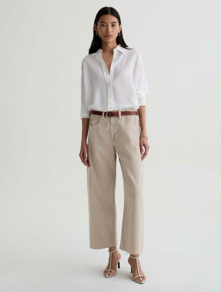 HATTIE CROP - SULFUR LIGHT TAUPE Pants AG 