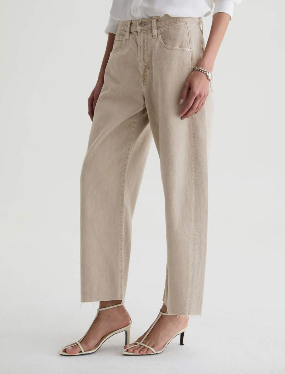 HATTIE CROP - SULFUR LIGHT TAUPE Pants AG 