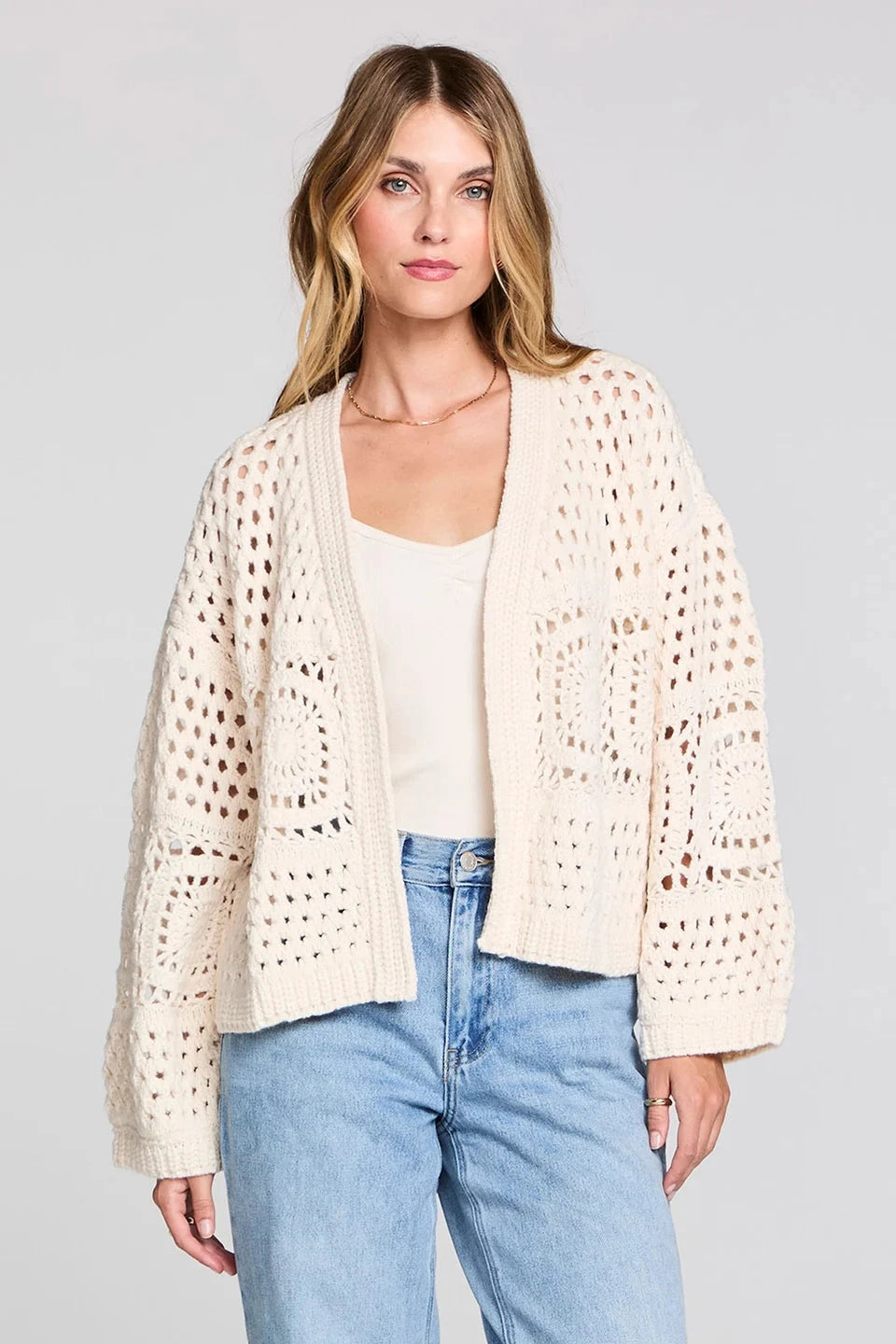 HAVENN SWEATER Cardigan SALTWATER LUXE XS NATURAL 
