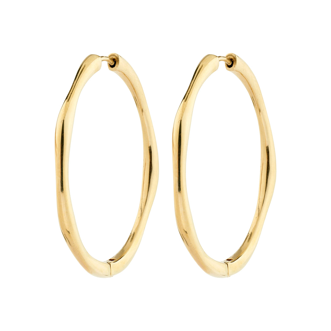 HAZE HOOPS Jewelry PILGRIM GOLD PLATED 
