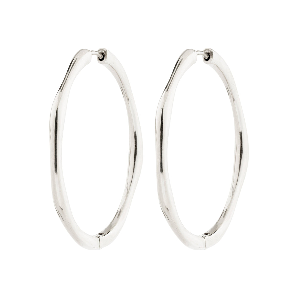 HAZE HOOPS Jewelry PILGRIM SILVER PLATED 